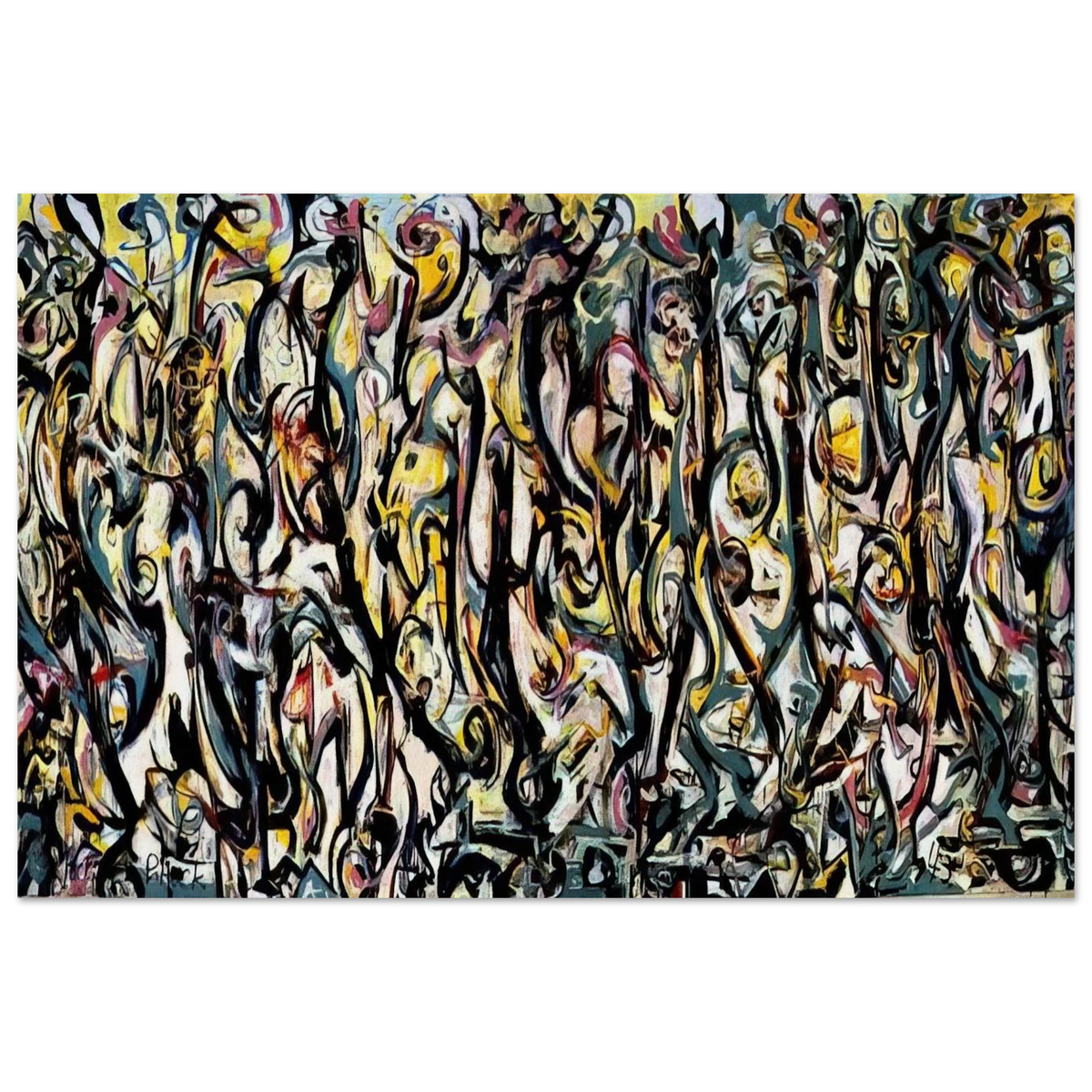 MURAL 1943 1 Poster | Jackson Pollock Poster | Jackson Pollock Store