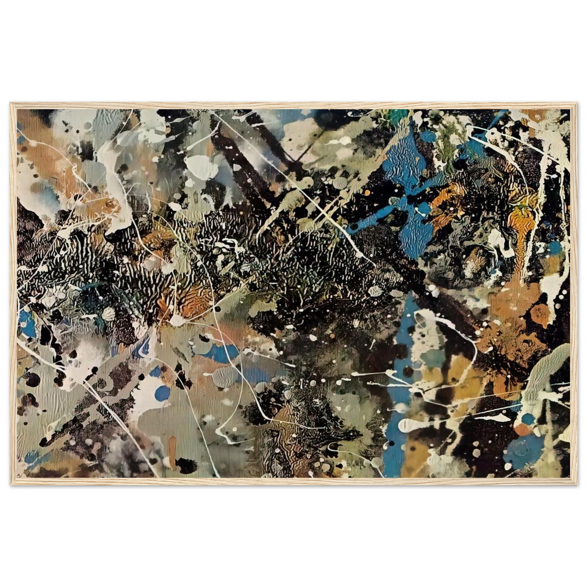 NOT_DETECTED_185248 Framed Poster | Jackson Pollock Framed Prints Wall Art | Jackson Pollock Store