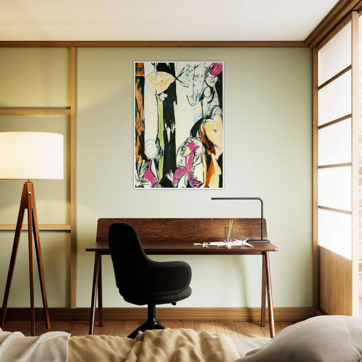 EASTER AND THE TOTEM Framed Poster | Jackson Pollock Framed Prints Wall Art | Jackson Pollock Store