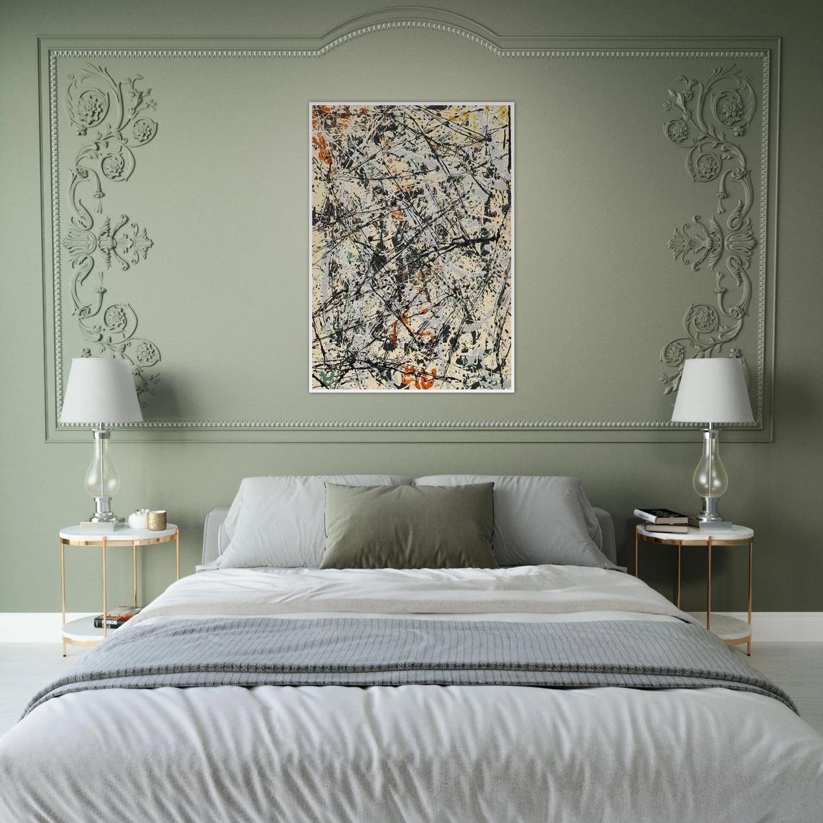 NUMBER 32 1947 Framed Poster | Jackson Pollock Framed Prints Wall Art | Jackson Pollock Store