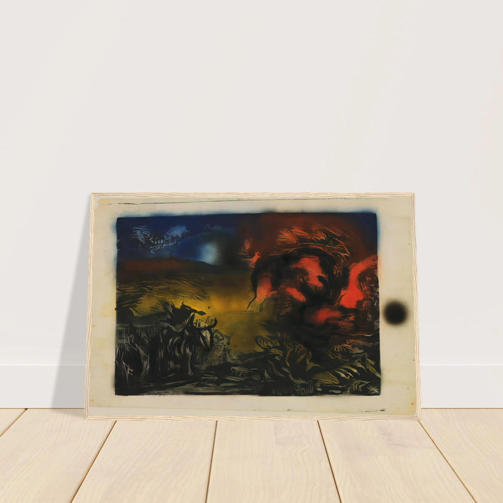 LANDSCAPE WITH STEER 1937 Framed Poster | Jackson Pollock Framed Prints Wall Art | Jackson Pollock Store