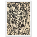ECHO 1951 Framed Poster | Jackson Pollock Framed Prints Wall Art | Jackson Pollock Store