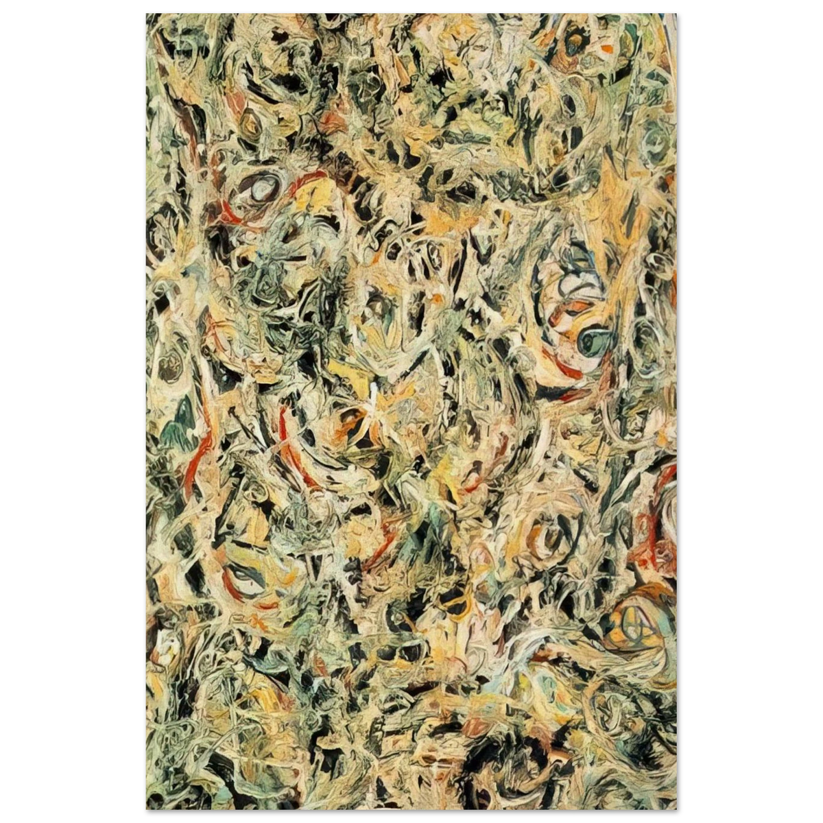 EYES IN THE HEAT 1946 Poster | Jackson Pollock Poster | Jackson Pollock Store