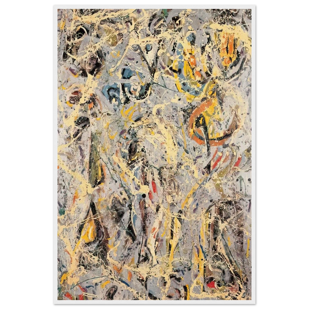 GALAXY 1947 Framed Poster | Jackson Pollock Framed Prints Wall Art | Jackson Pollock Store