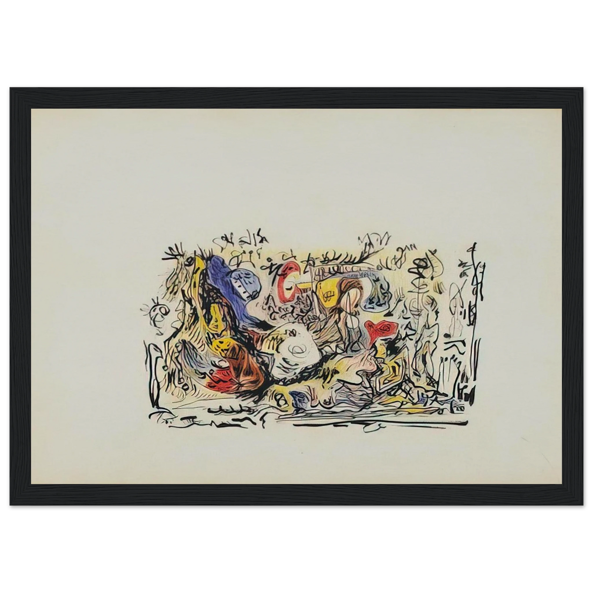 UNTITLED Framed Poster | Jackson Pollock Framed Prints Wall Art | Jackson Pollock Store