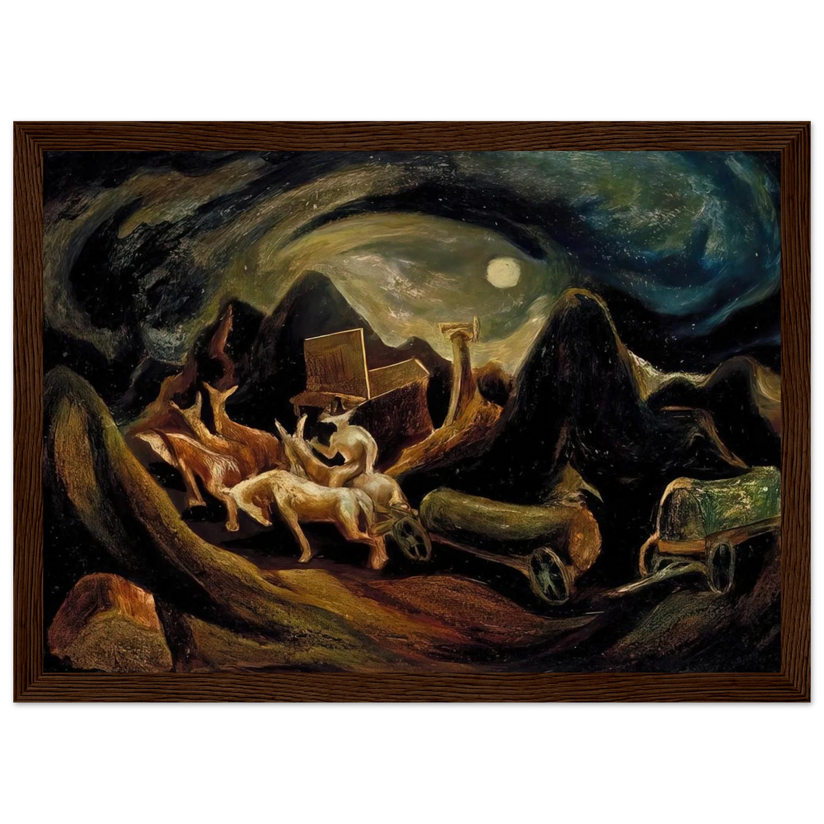 GOING WEST 1935 1 Framed Poster | Jackson Pollock Framed Prints Wall Art | Jackson Pollock Store