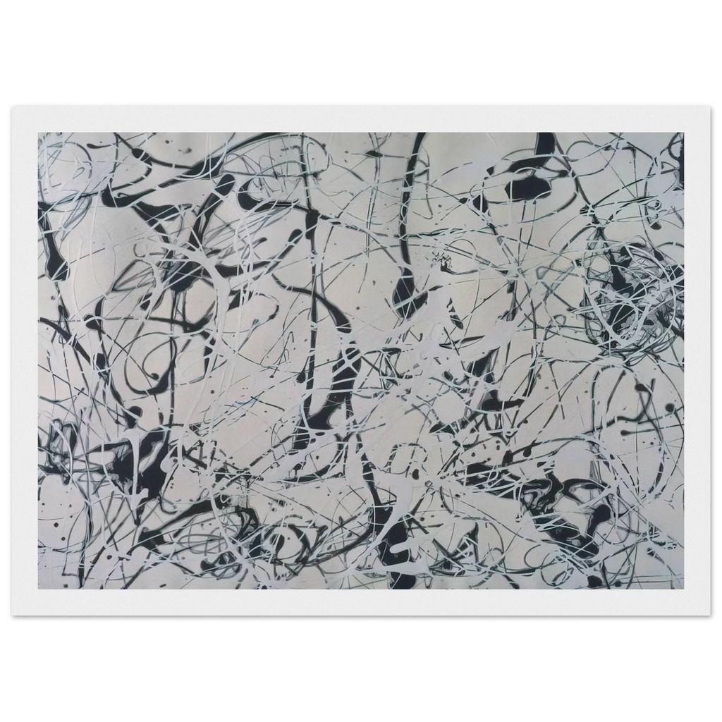 NUMBER 23 Framed Poster | Jackson Pollock Framed Prints Wall Art | Jackson Pollock Store