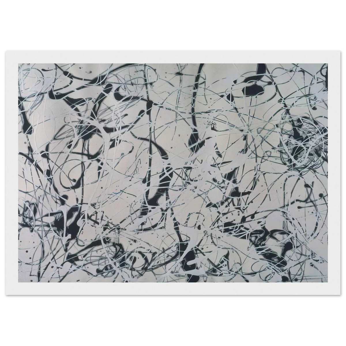 NUMBER 23 Framed Poster | Jackson Pollock Framed Prints Wall Art | Jackson Pollock Store