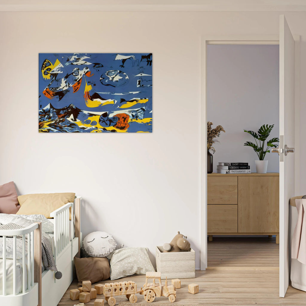 BLUE MOBY DICK Canvas | Jackson Pollock Canvas | Jackson Pollock Store
