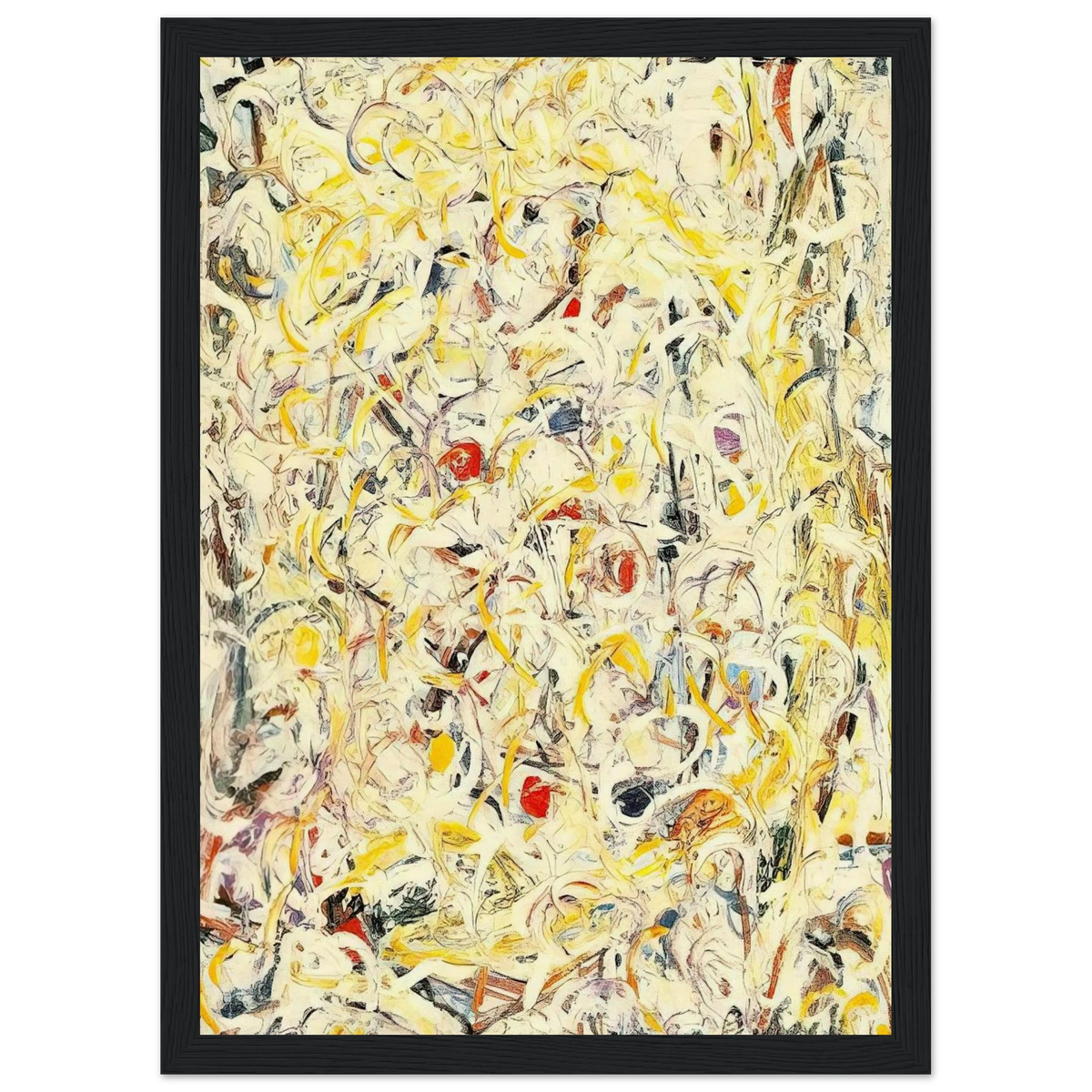 SHIMMERING SUBSTANCE 1946 1 Framed Poster | Jackson Pollock Framed Prints Wall Art | Jackson Pollock Store