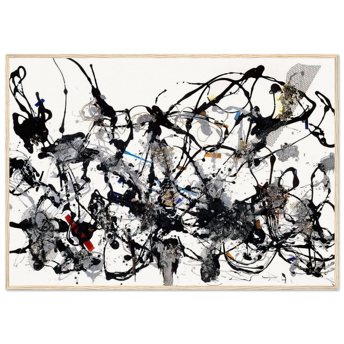 NUMBER 29 1950 Framed Poster | Jackson Pollock Framed Prints Wall Art | Jackson Pollock Store