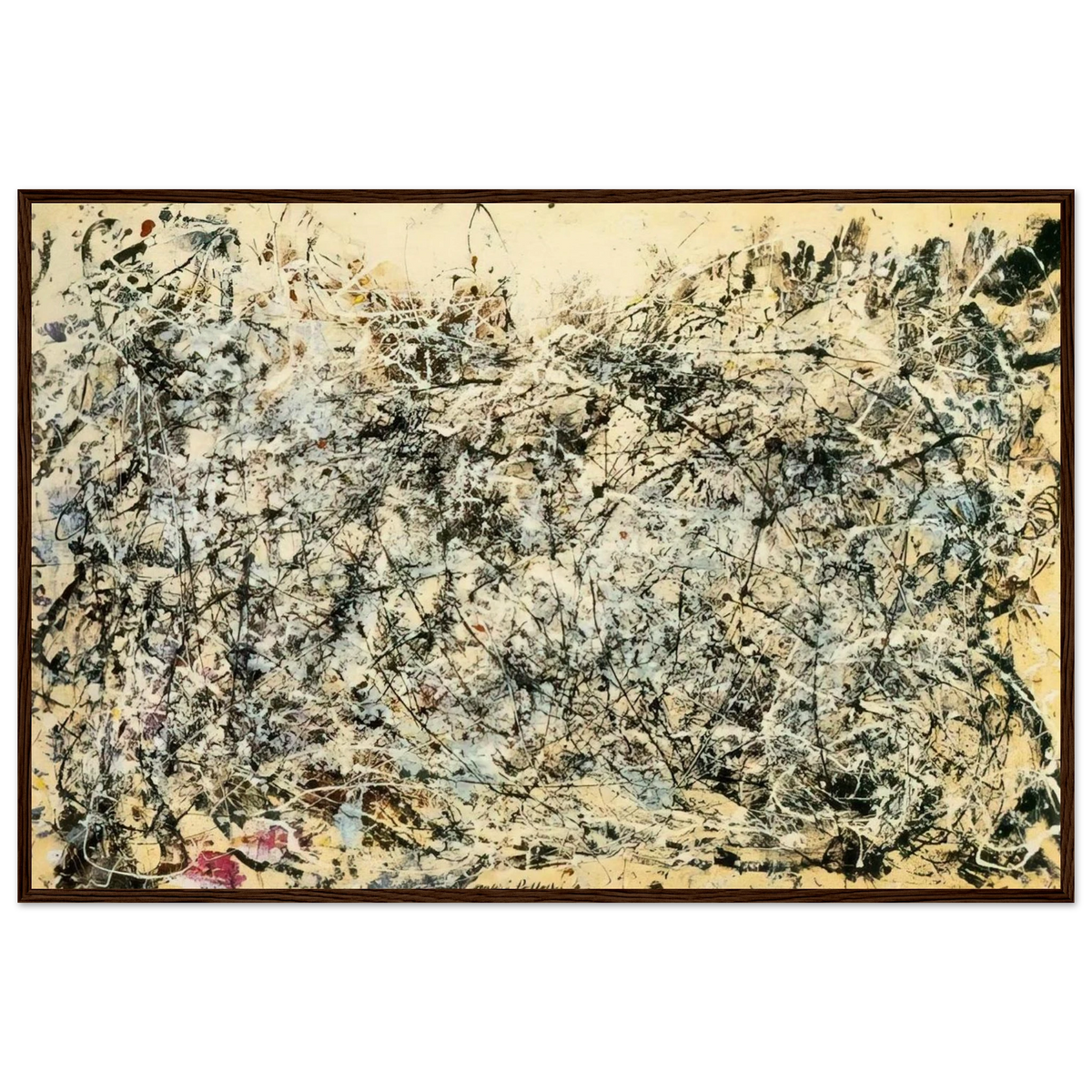 NO 1 1948 Framed Poster | Jackson Pollock Framed Prints Wall Art | Jackson Pollock Store