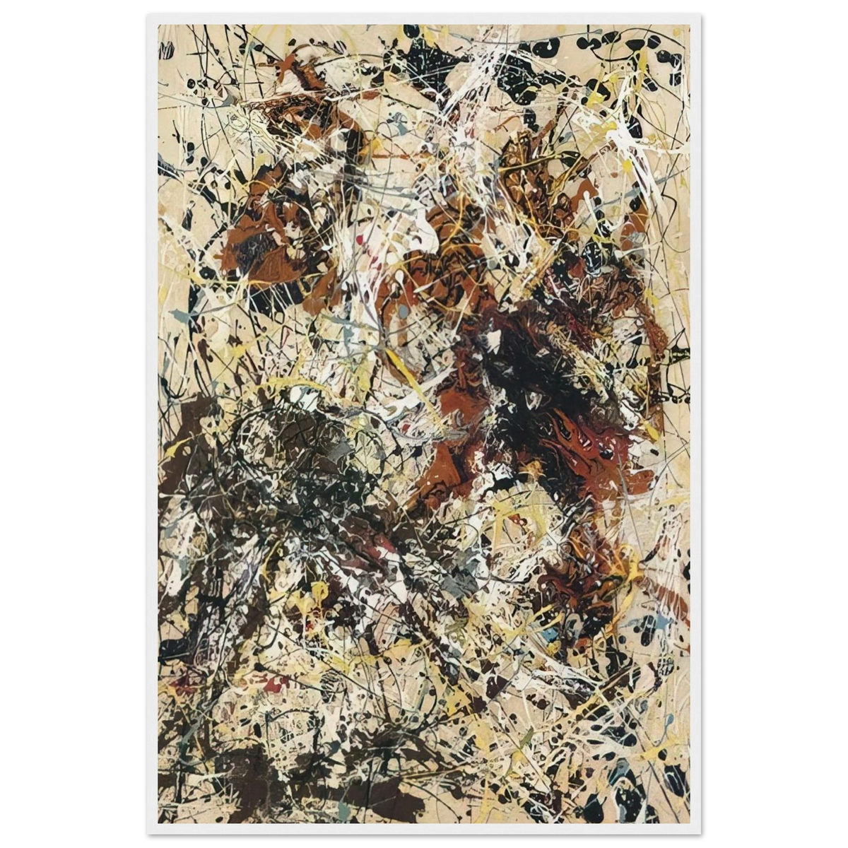 NUMBER 12 1949 Framed Poster | Jackson Pollock Framed Prints Wall Art | Jackson Pollock Store