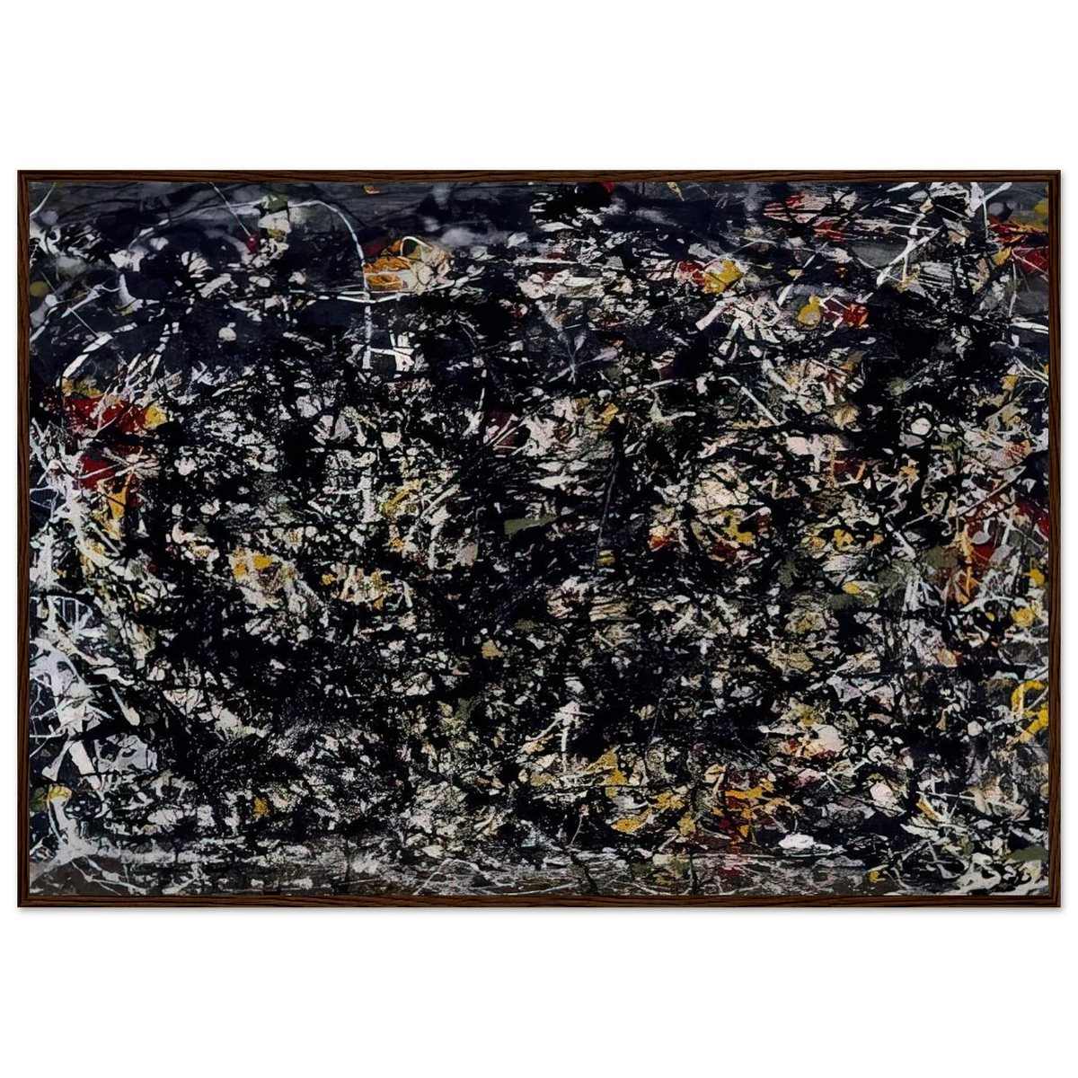 NUMBER 6 1949 Framed Poster | Jackson Pollock Framed Prints Wall Art | Jackson Pollock Store