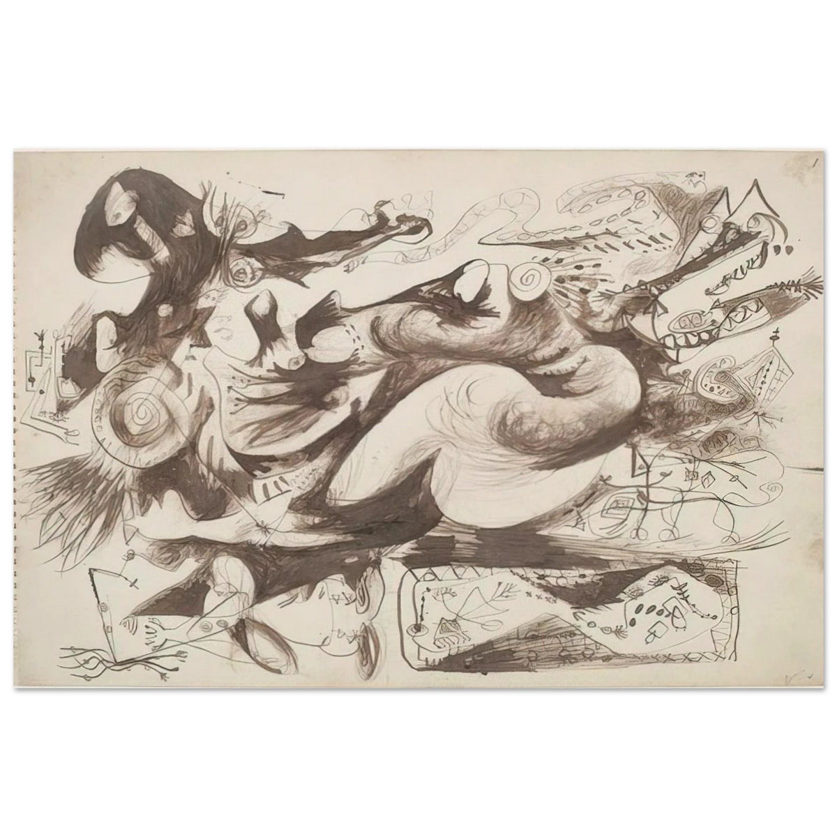 UNTITLED O CONNOR THAW 770 Poster | Jackson Pollock Poster | Jackson Pollock Store