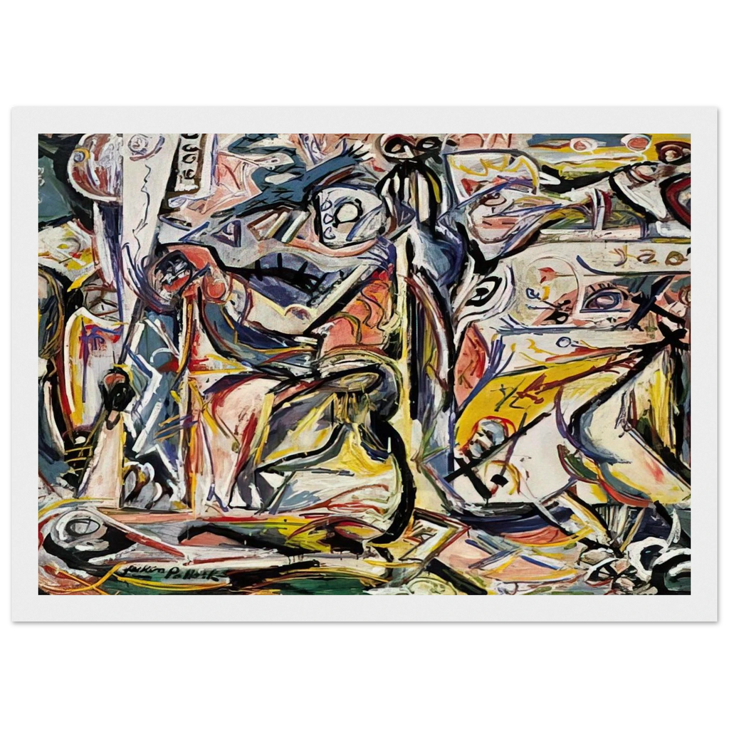 CIRCUMCISION JANUARY 1946 1 Framed Poster | Jackson Pollock Framed Prints Wall Art | Jackson Pollock Store
