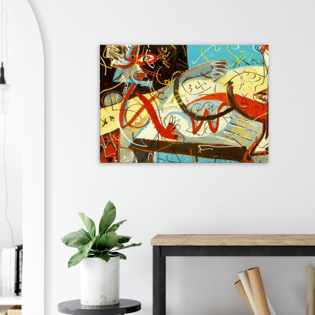 STENOGRAPHIC FIGURE Canvas | Jackson Pollock Canvas | Jackson Pollock Store