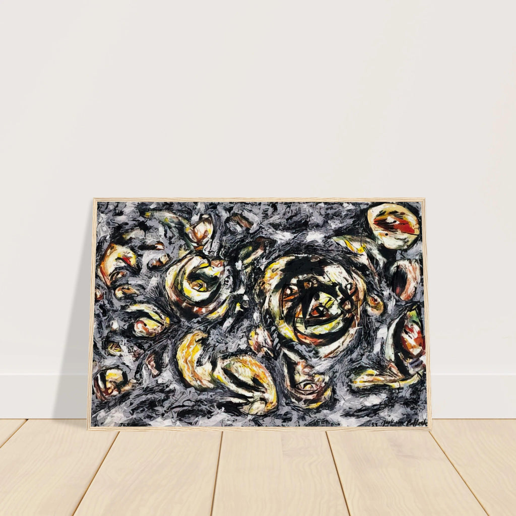 OCEAN GREYNESS 1953 Framed Poster | Jackson Pollock Framed Prints Wall Art | Jackson Pollock Store