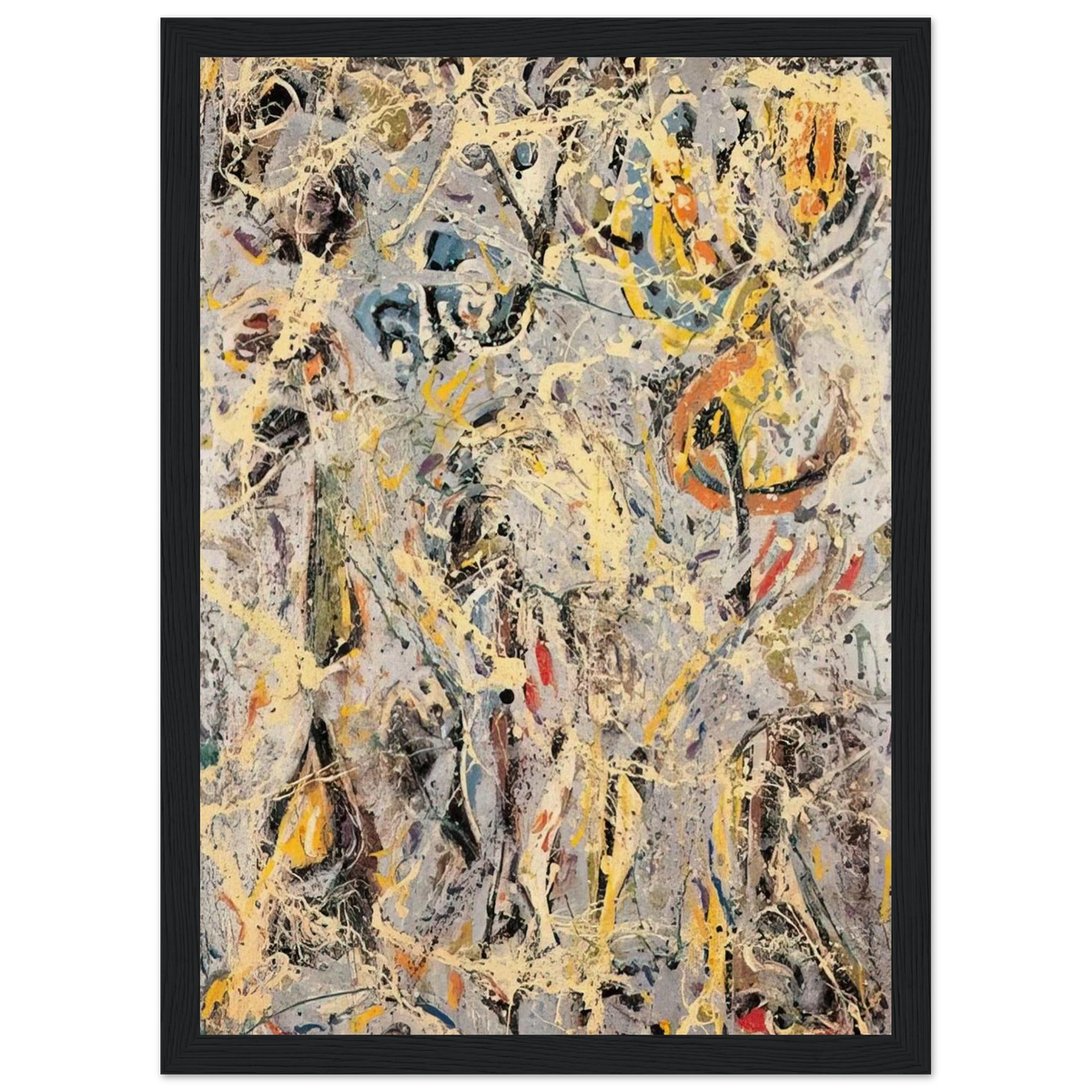 GALAXY 1947 Framed Poster | Jackson Pollock Framed Prints Wall Art | Jackson Pollock Store