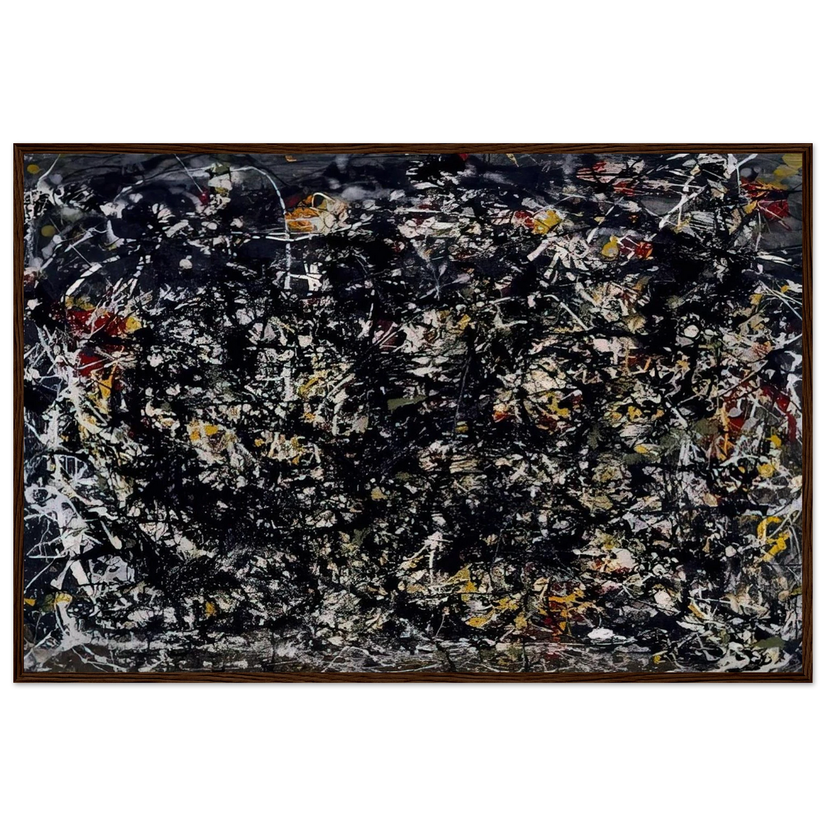 NUMBER 6 1949 Framed Poster | Jackson Pollock Framed Prints Wall Art | Jackson Pollock Store