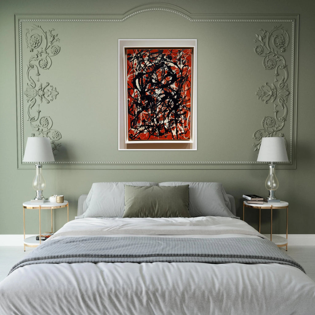 FREE FORM 1946 Framed Poster | Jackson Pollock Framed Prints Wall Art | Jackson Pollock Store