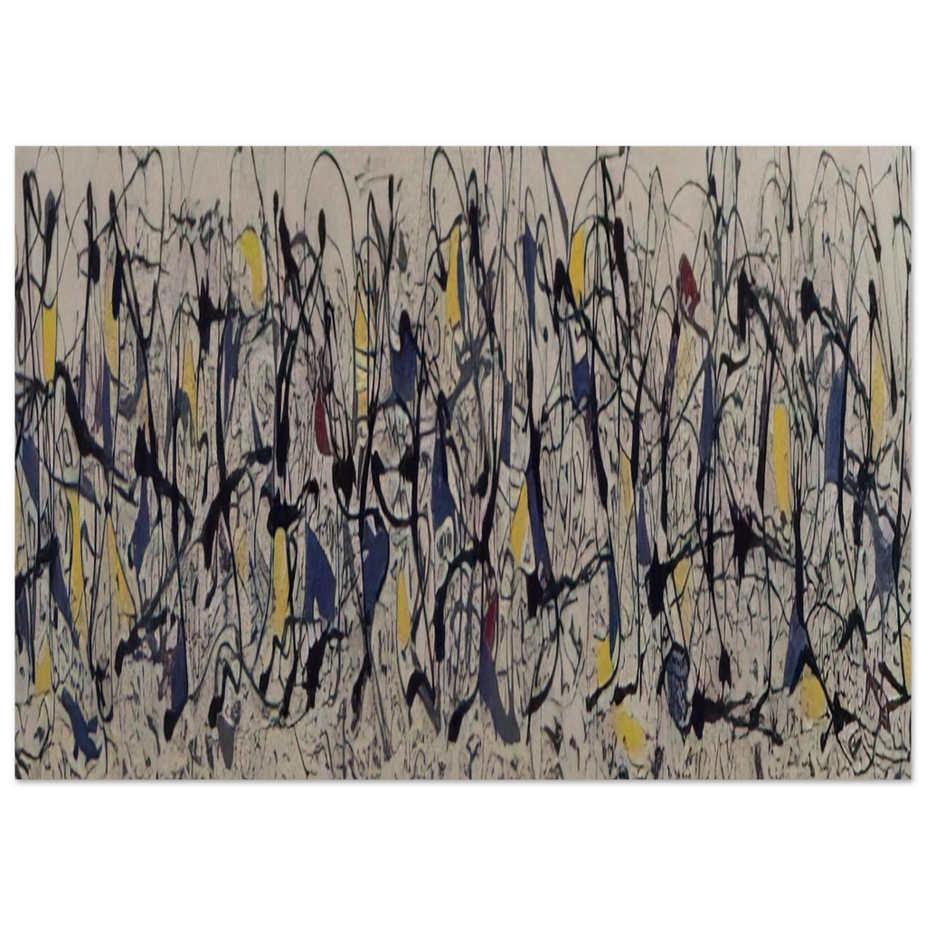SUMMERTIME NUMBER 9A 1948 Poster | Jackson Pollock Poster | Jackson Pollock Store