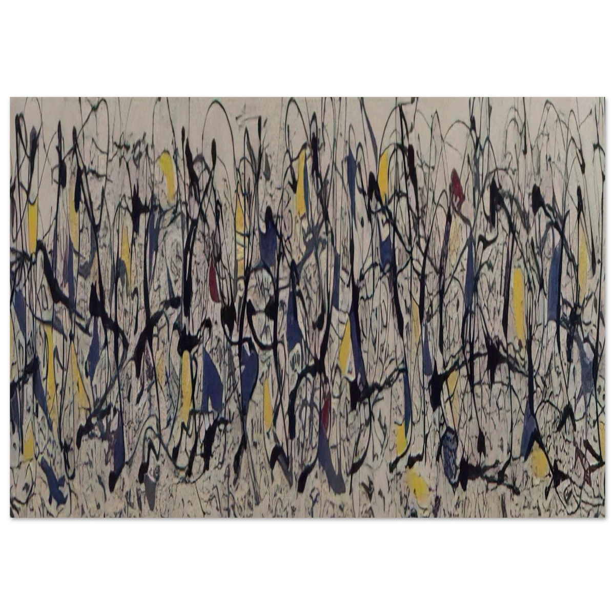 SUMMERTIME NUMBER 9A 1948 Poster | Jackson Pollock Poster | Jackson Pollock Store