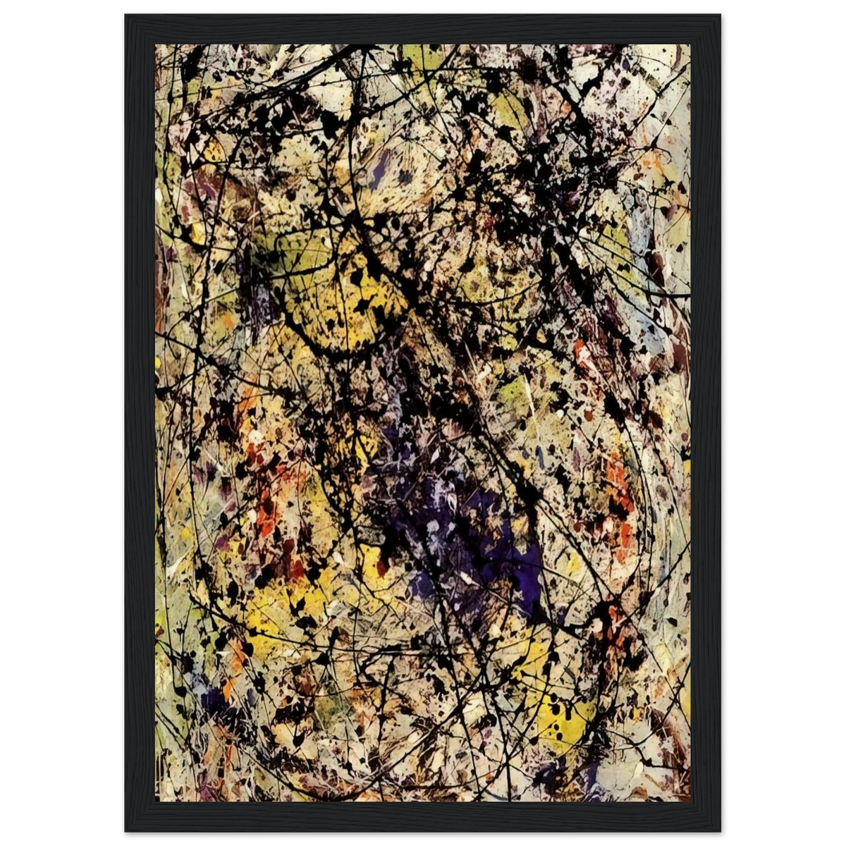 REFLECTIONS OF THE BIG DIPPER 1947 Framed Poster | Jackson Pollock Framed Prints Wall Art | Jackson Pollock Store
