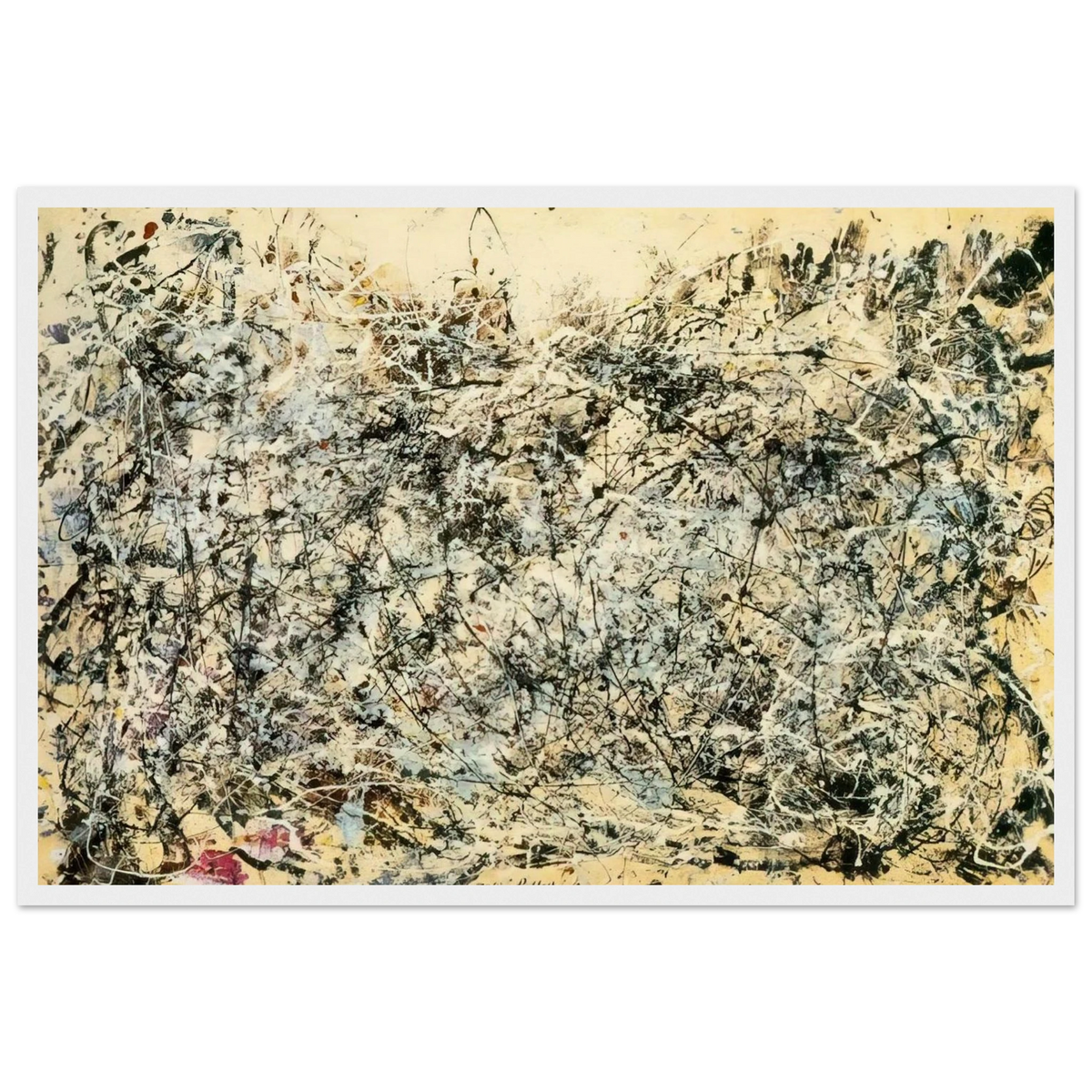 NO 1 1948 Framed Poster | Jackson Pollock Framed Prints Wall Art | Jackson Pollock Store
