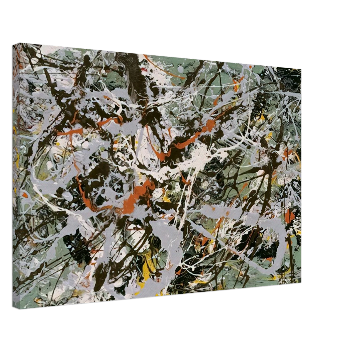 UNTITLED GREEN SILVER 1949 Canvas | Jackson Pollock Canvas | Jackson Pollock Store