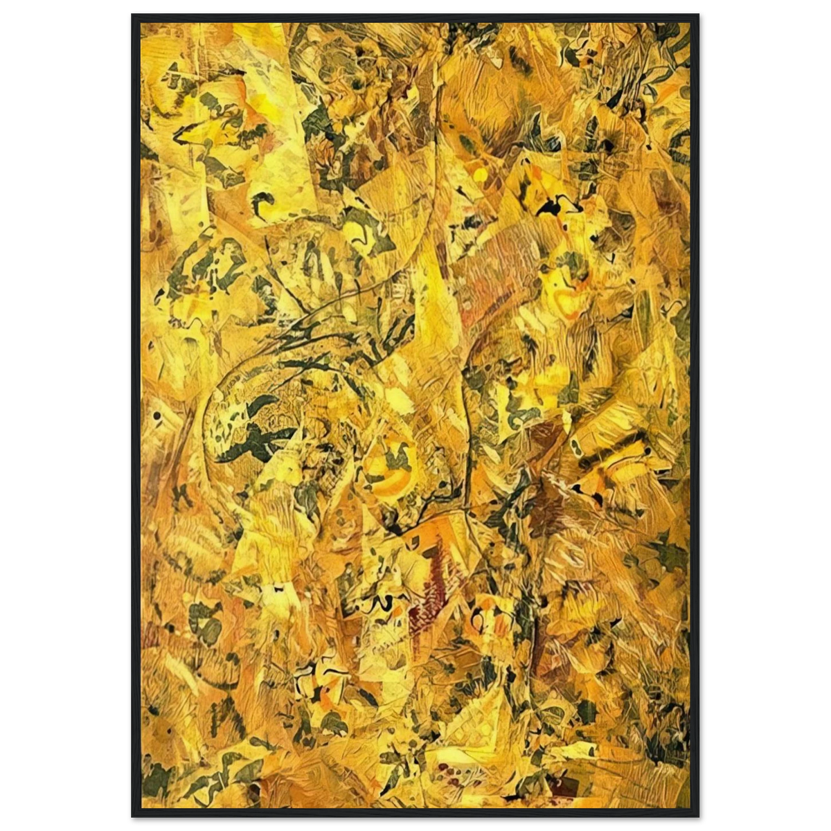 NUMBER 2 Framed Poster | Jackson Pollock Framed Prints Wall Art | Jackson Pollock Store