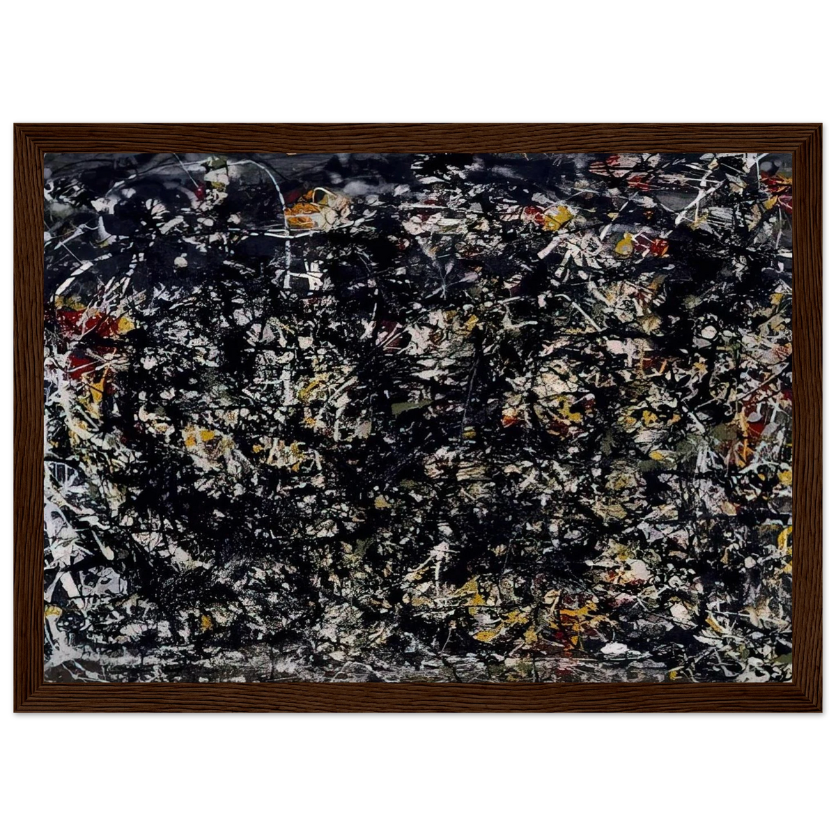 NUMBER 6 1949 Framed Poster | Jackson Pollock Framed Prints Wall Art | Jackson Pollock Store