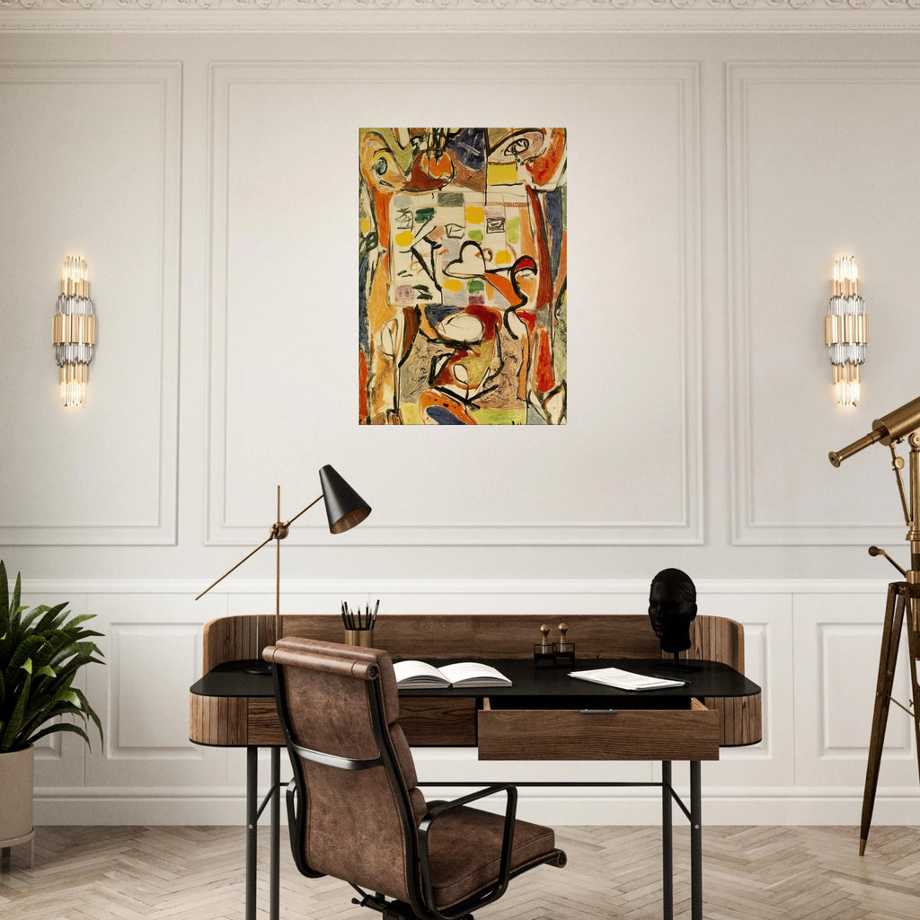 THE TEA CUP Canvas | Jackson Pollock Canvas | Jackson Pollock Store