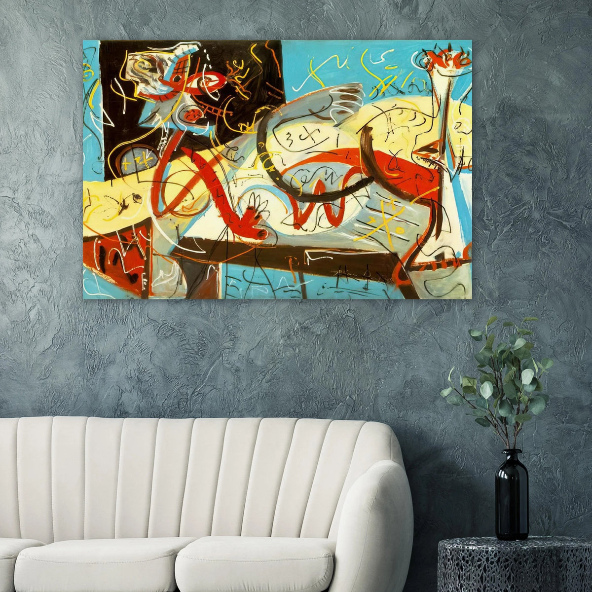STENOGRAPHIC FIGURE Poster | Jackson Pollock Poster | Jackson Pollock Store