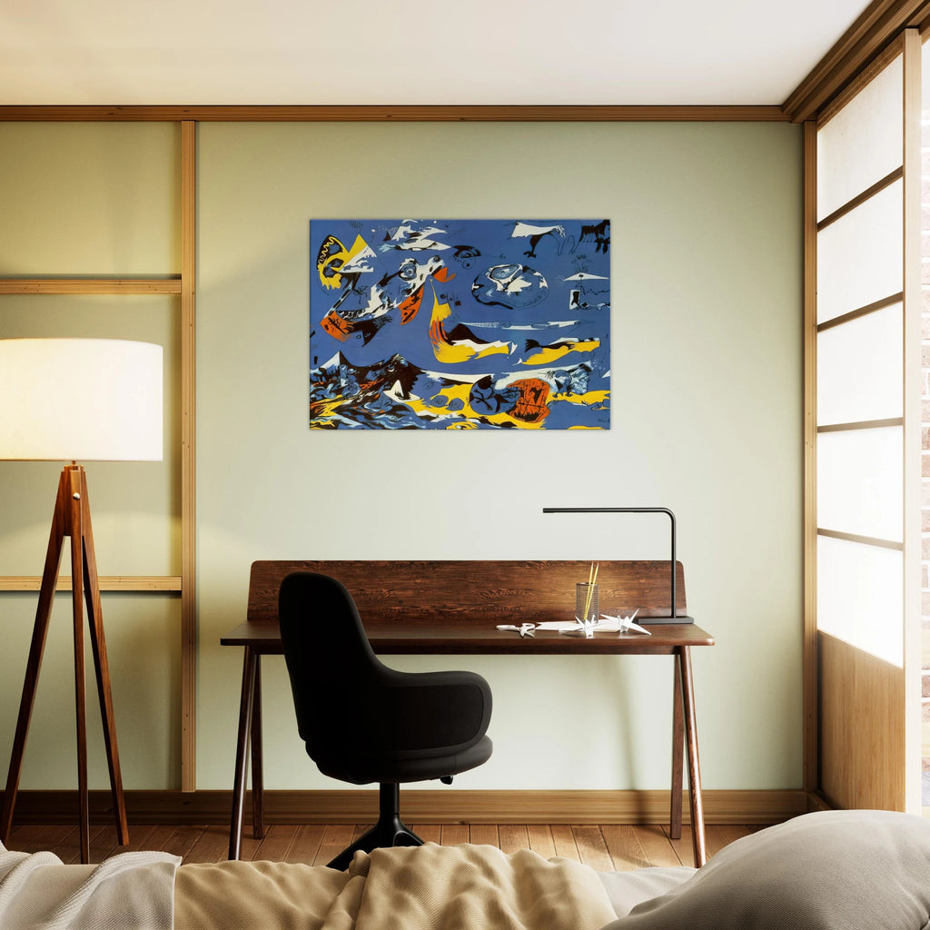 BLUE MOBY DICK Canvas | Jackson Pollock Canvas | Jackson Pollock Store