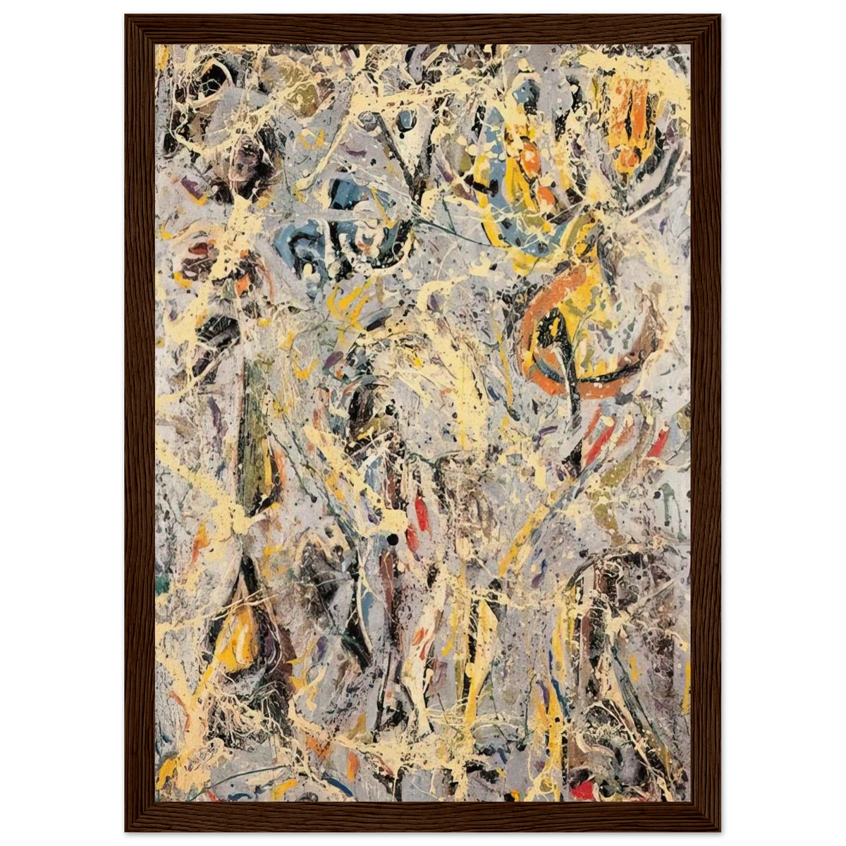 GALAXY 1947 Framed Poster | Jackson Pollock Framed Prints Wall Art | Jackson Pollock Store