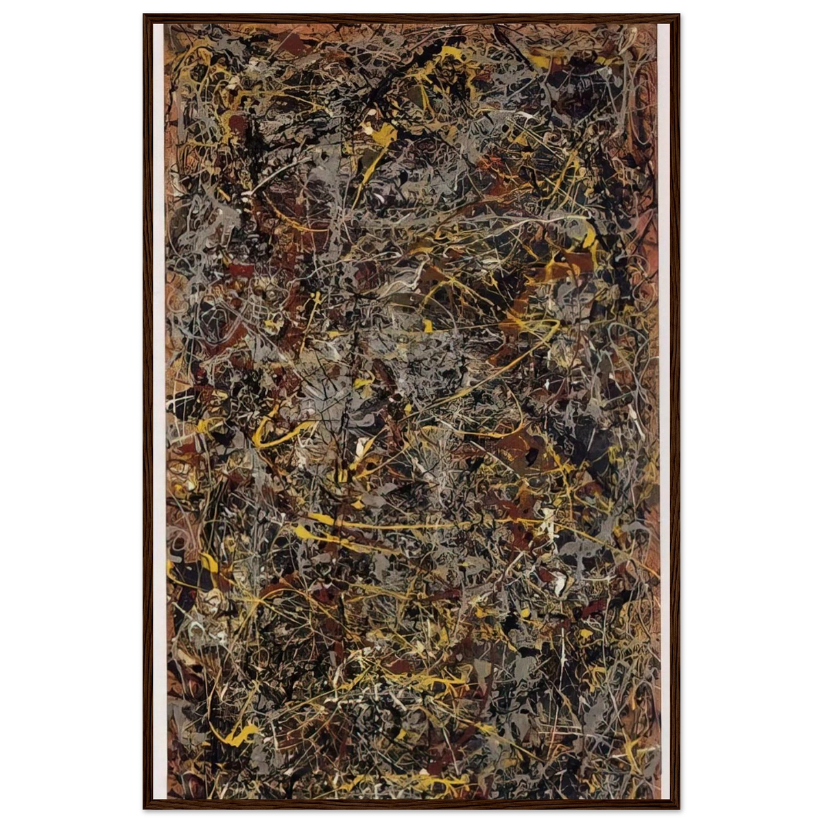 NUMBER 5 1948 1 Framed Poster | Jackson Pollock Framed Prints Wall Art | Jackson Pollock Store