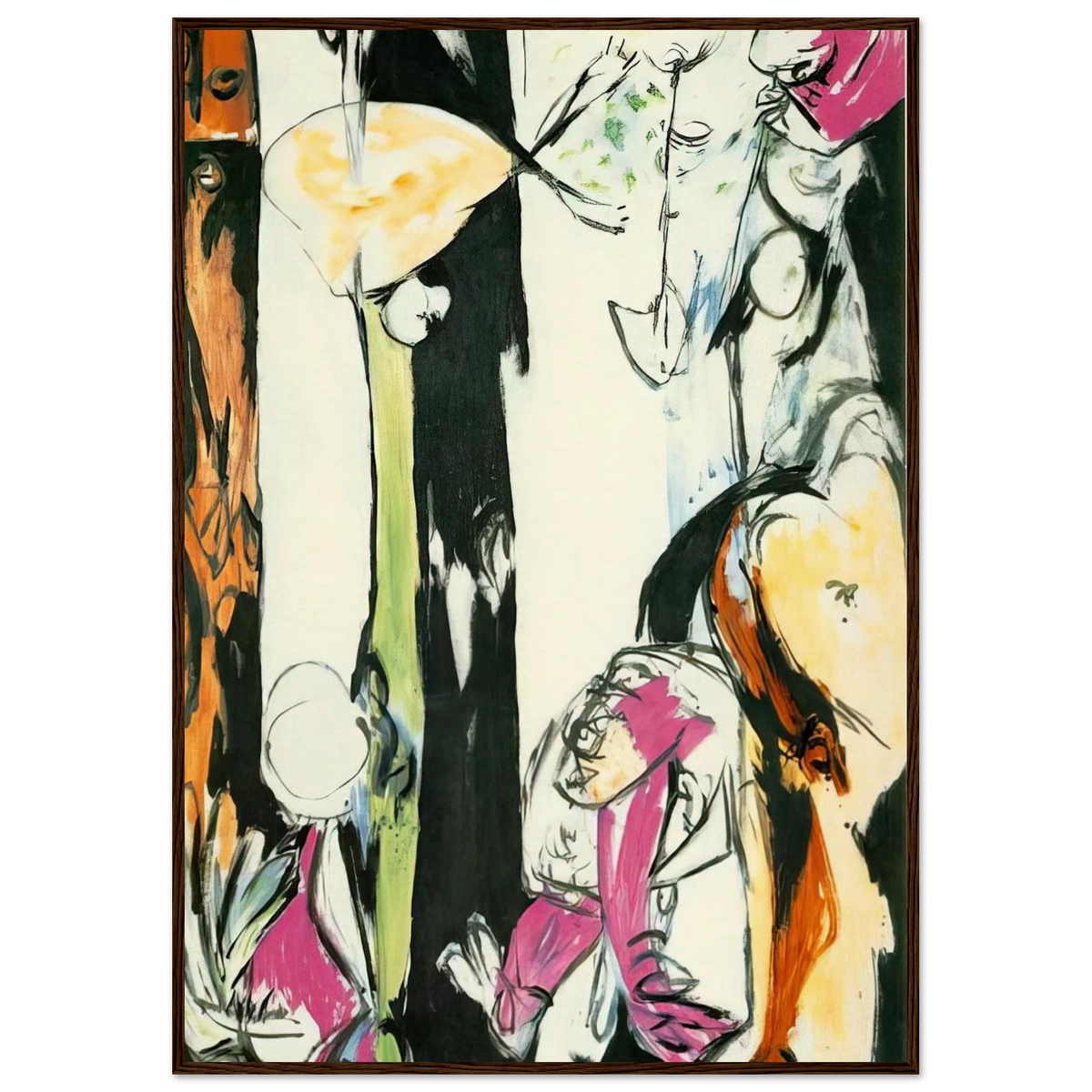 EASTER AND THE TOTEM Framed Poster | Jackson Pollock Framed Prints Wall Art | Jackson Pollock Store