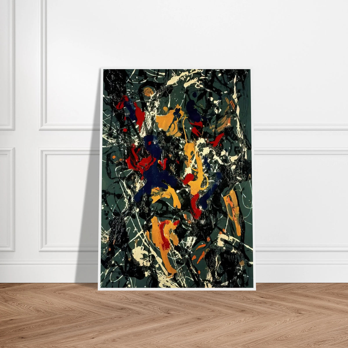 NUMBER 3 1948 Framed Poster | Jackson Pollock Framed Prints Wall Art | Jackson Pollock Store