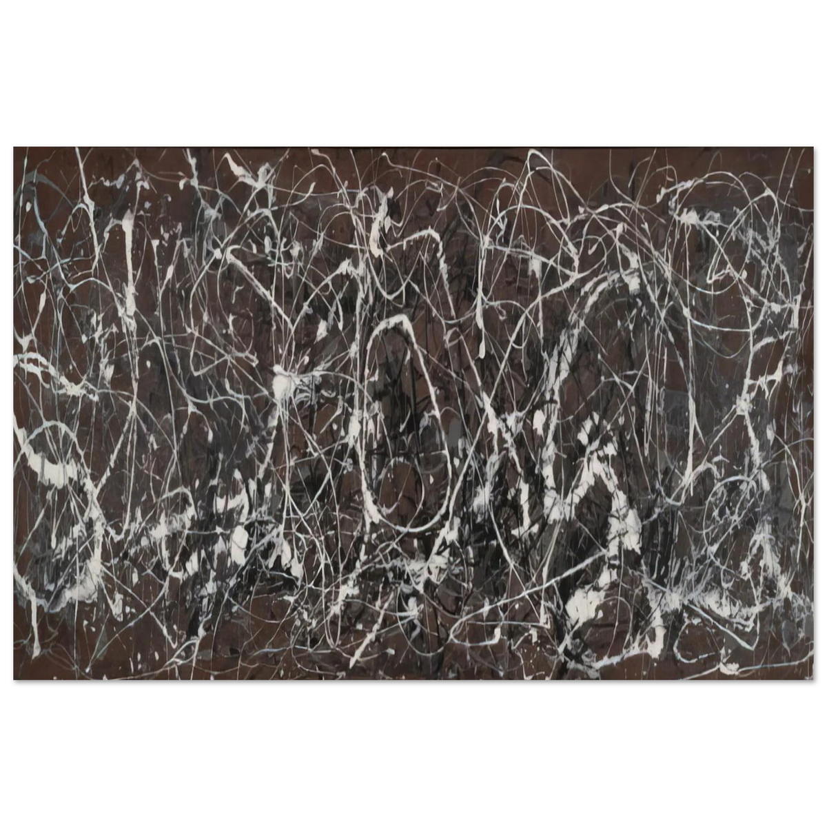 NUMBER 13A ARABESQUE 1948 Poster | Jackson Pollock Poster | Jackson Pollock Store