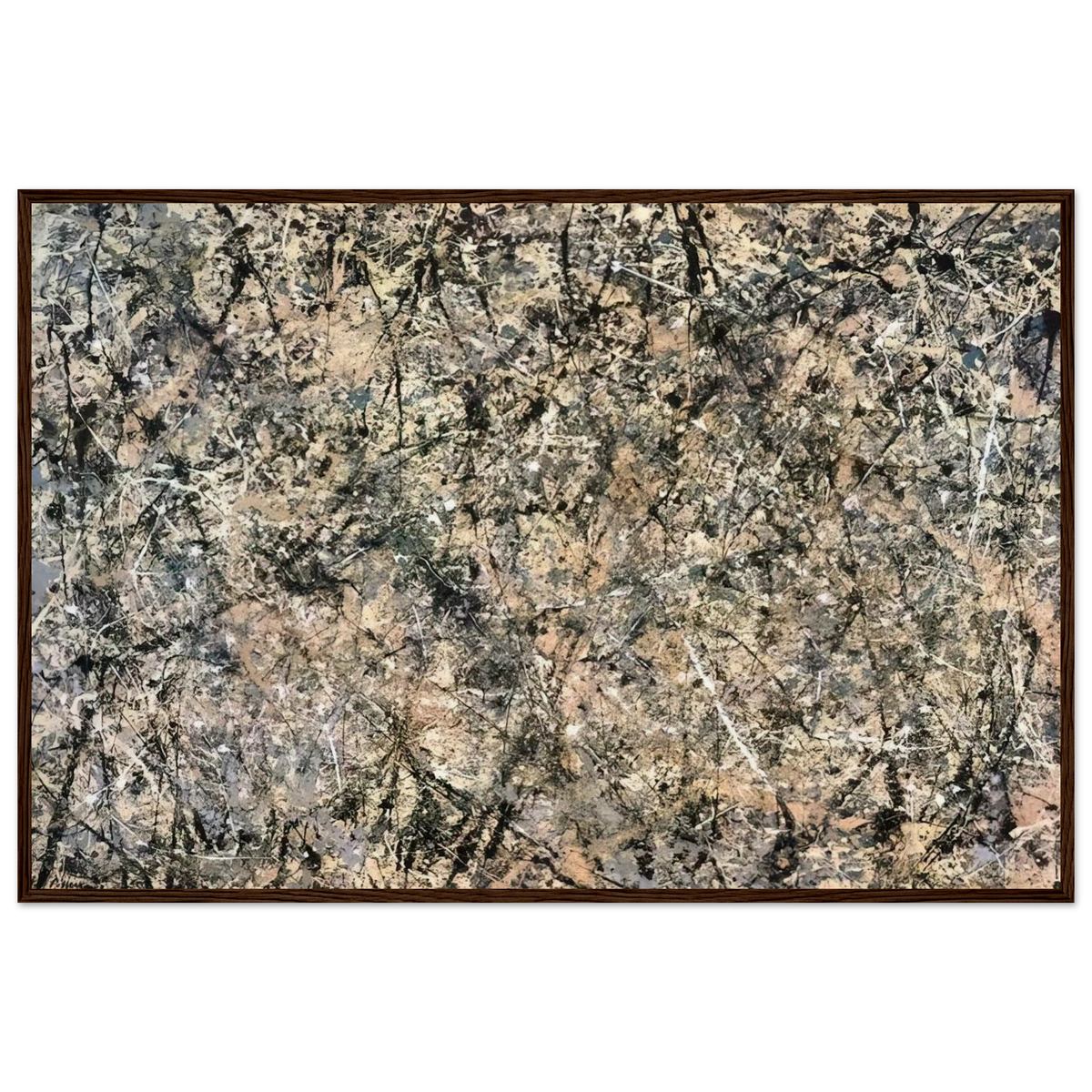 NUMBER 1 LAVENDER MIST 1950 1 Framed Poster | Jackson Pollock Framed Prints Wall Art | Jackson Pollock Store