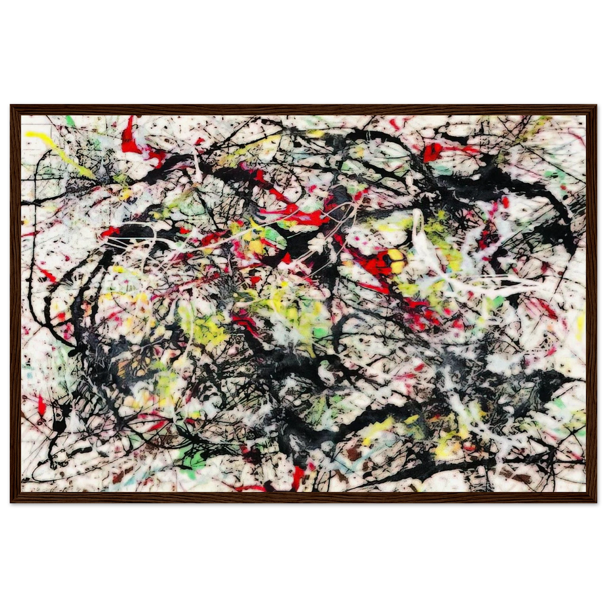NUMBER 48 1949 Framed Poster | Jackson Pollock Framed Prints Wall Art | Jackson Pollock Store