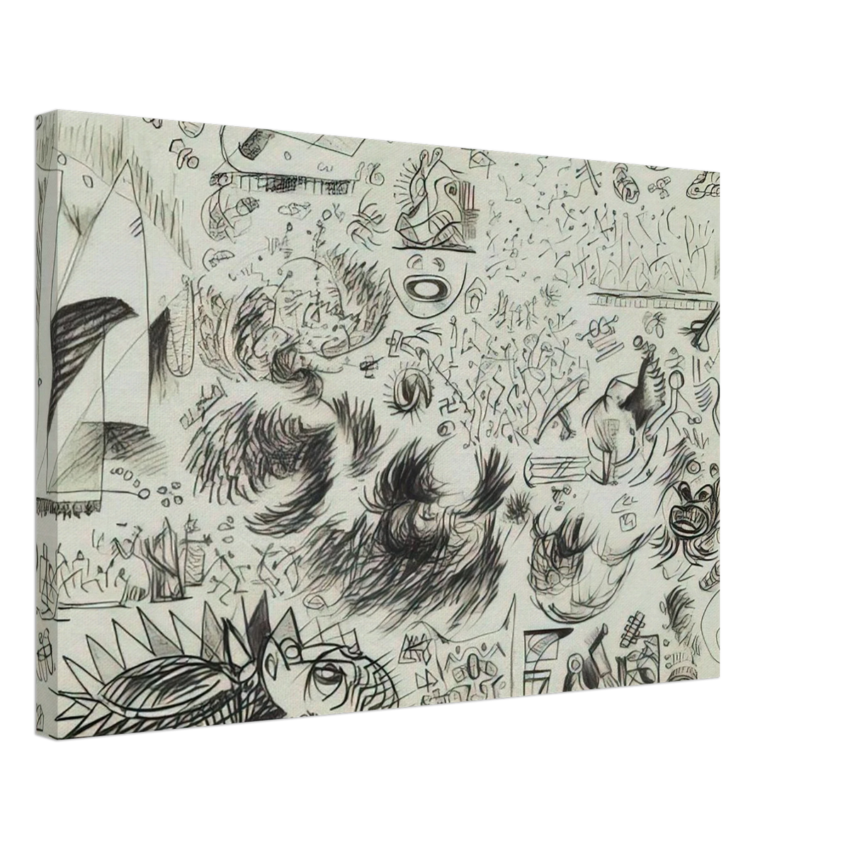 SHEET OF STUDIES 1941 Canvas | Jackson Pollock Canvas | Jackson Pollock Store