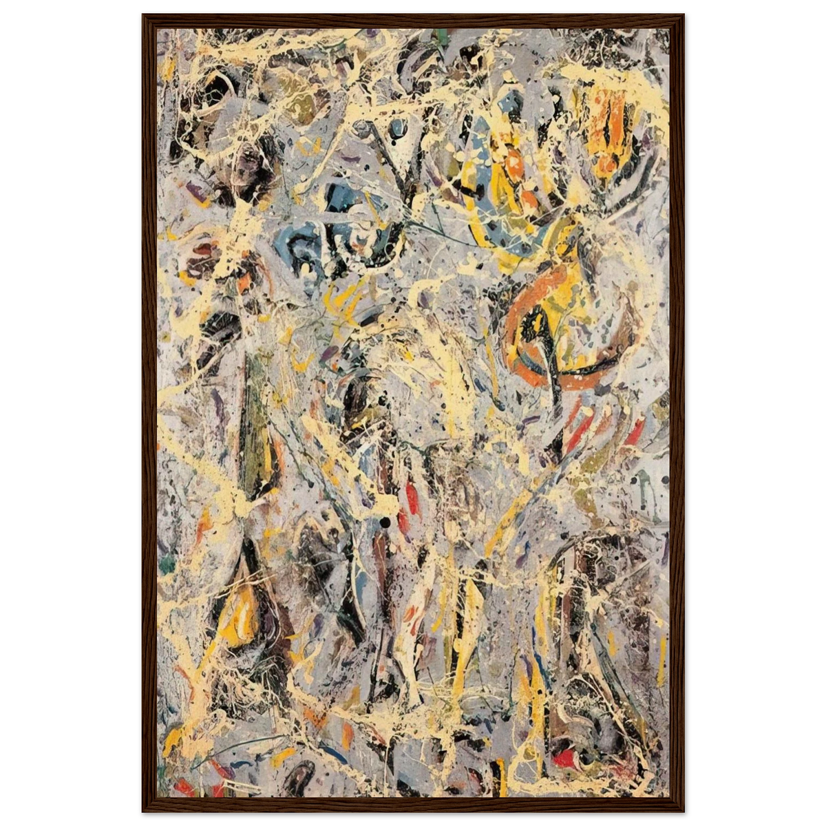 GALAXY 1947 Framed Poster | Jackson Pollock Framed Prints Wall Art | Jackson Pollock Store