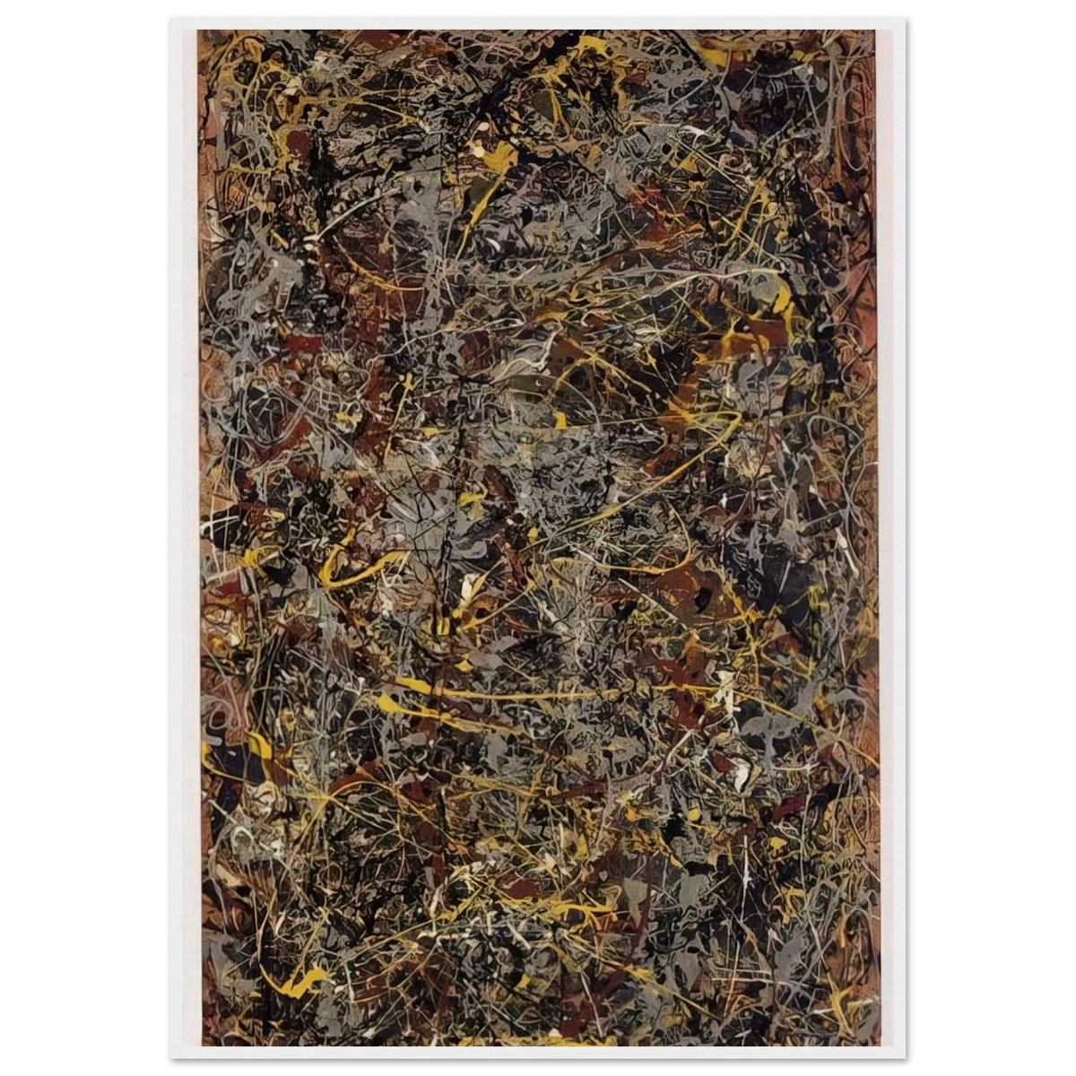 NUMBER 5 1948 1 Framed Poster | Jackson Pollock Framed Prints Wall Art | Jackson Pollock Store