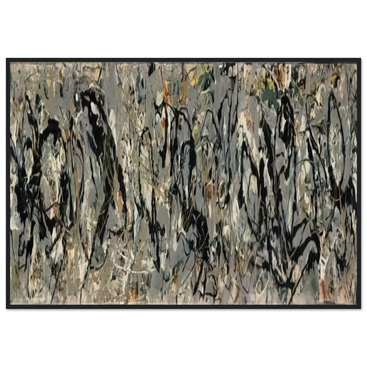 NUMBER 10 1949 Framed Poster | Jackson Pollock Framed Prints Wall Art | Jackson Pollock Store