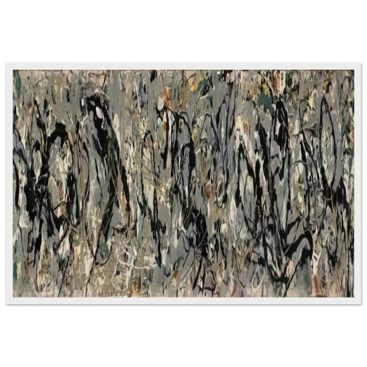NUMBER 10 1949 Framed Poster | Jackson Pollock Framed Prints Wall Art | Jackson Pollock Store