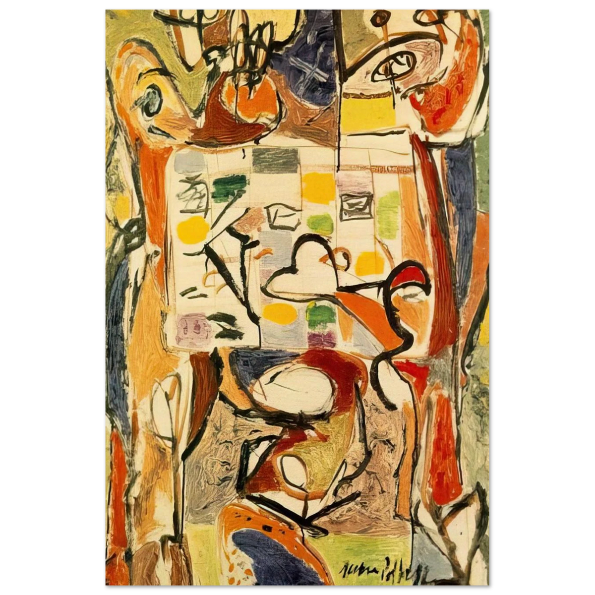 THE TEA CUP Poster | Jackson Pollock Poster | Jackson Pollock Store