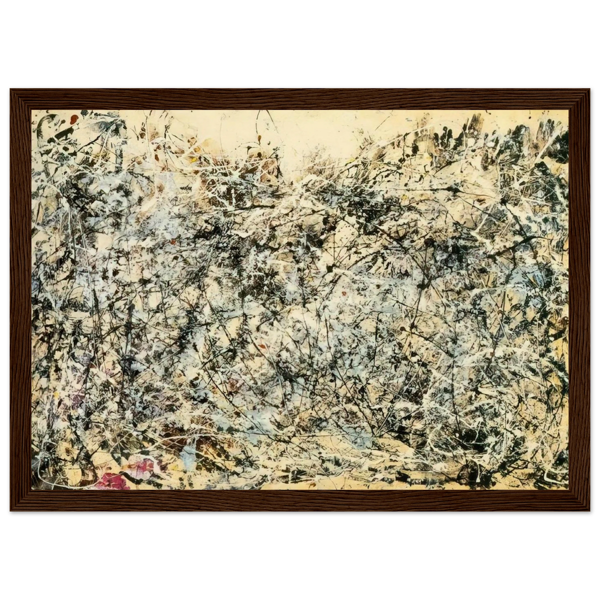 NO 1 1948 Framed Poster | Jackson Pollock Framed Prints Wall Art | Jackson Pollock Store
