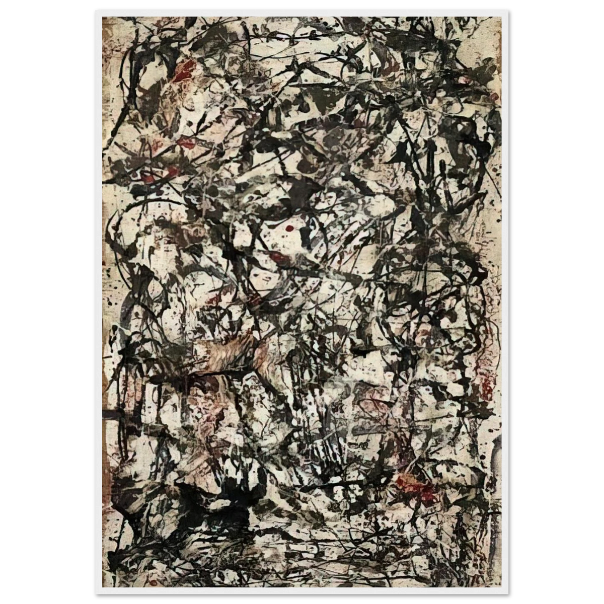 ENCHANTED FOREST 1947 Framed Poster | Jackson Pollock Framed Prints Wall Art | Jackson Pollock Store